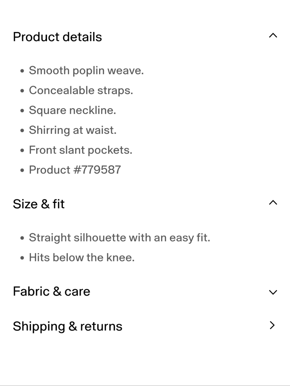 Women's Poplin Midi Dress - Picture 4 of 4